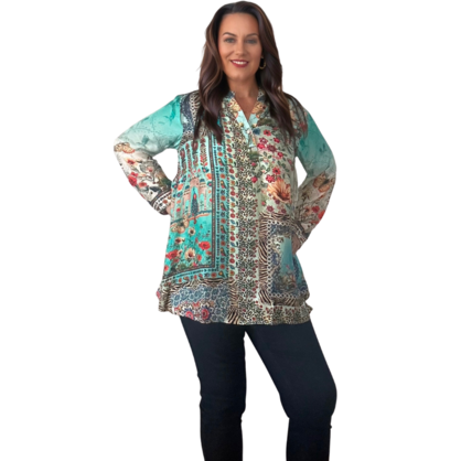 VERA MAY 2610 1246 EMILY ROSE VISCOSE TOP