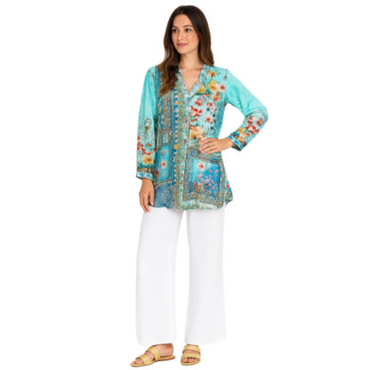 VERA MAY 2610 1246 EMILY ROSE VISCOSE TOP