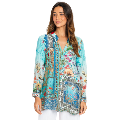 VERA MAY 2610 1246 EMILY ROSE VISCOSE TOP