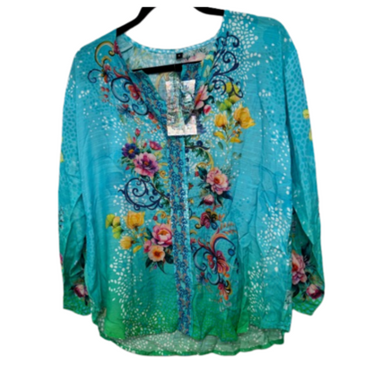 VERA MAY 2611-1125B EMILY ROSE VISCOSE TOP