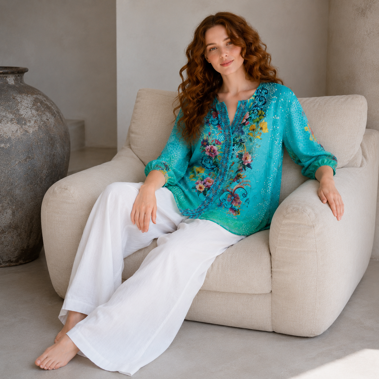 EMILY ROSE VISCOSE TOP