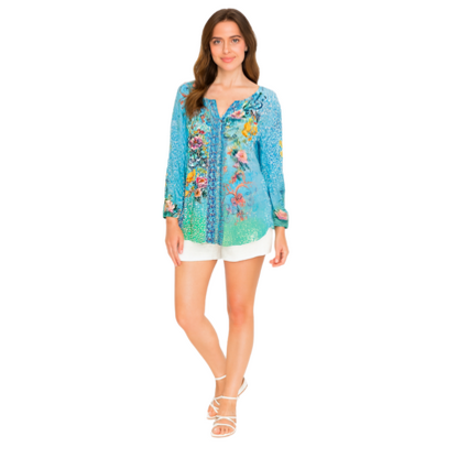 VERA MAY 2611-1125B EMILY ROSE VISCOSE TOP