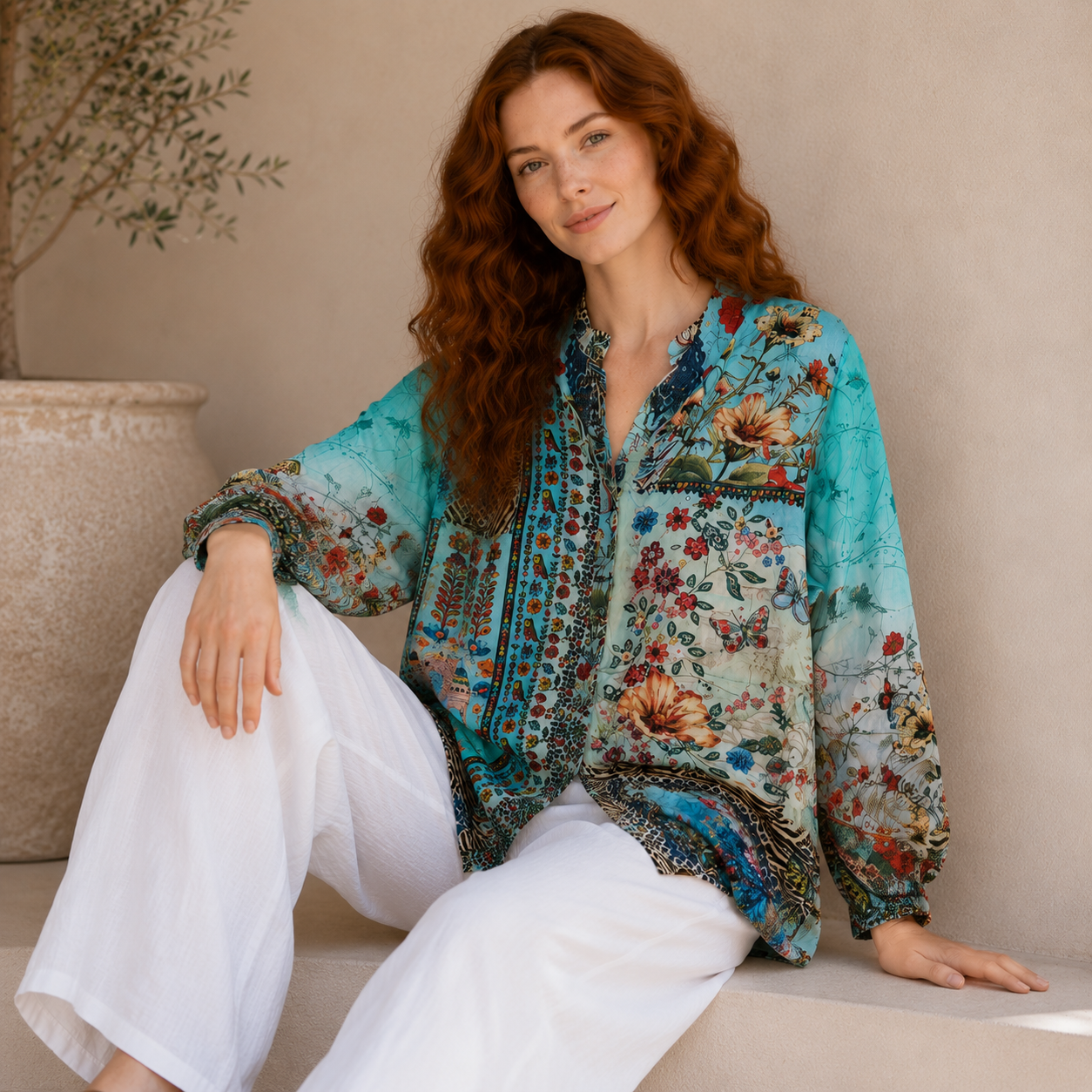 EMILY ROSE VISCOSE TOP