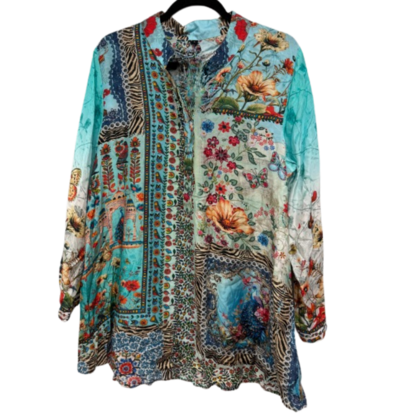 VERA MAY 2611-1246A EMILY ROSE VISCOSE TOP