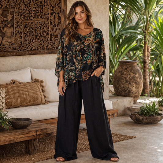 Vera May Emily Rose Viscose Top 2613-1206A