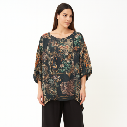 VERA MAY 2613 1206A EMILY ROSE VISCOSE TOP