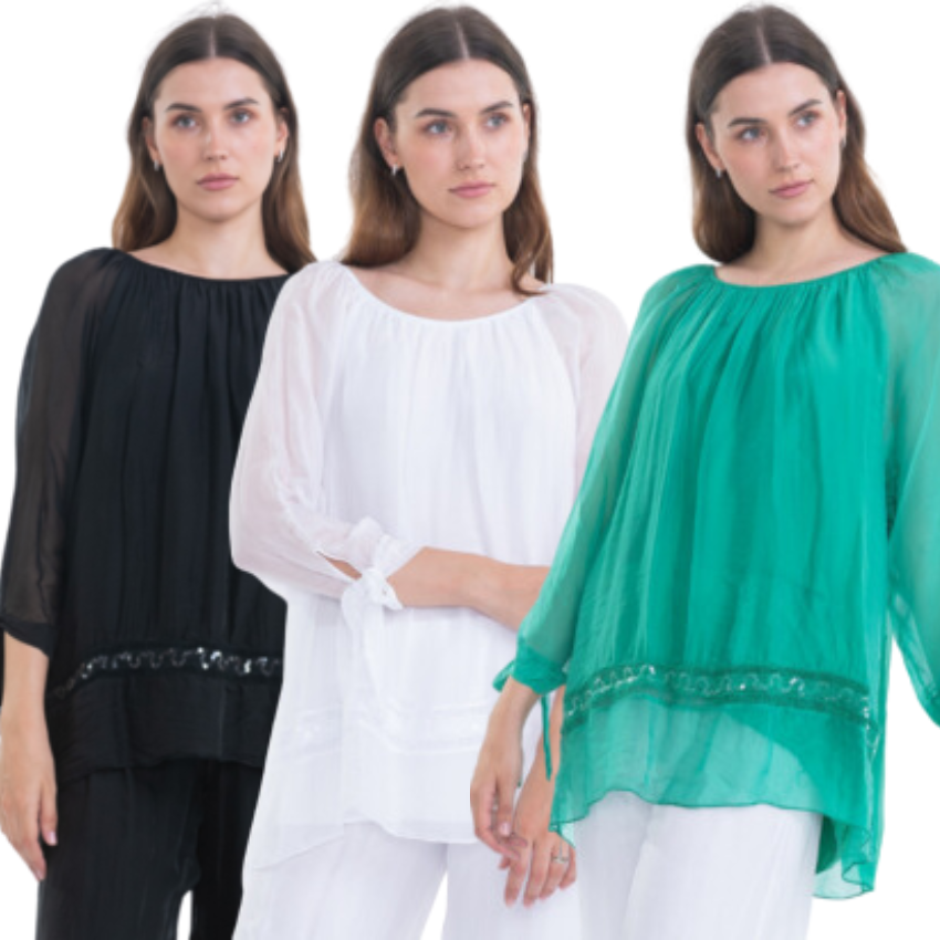 ITALIAN SILK TOP