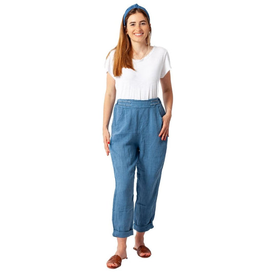 Vera May Italian Linen  JEANS  Pants 2716
