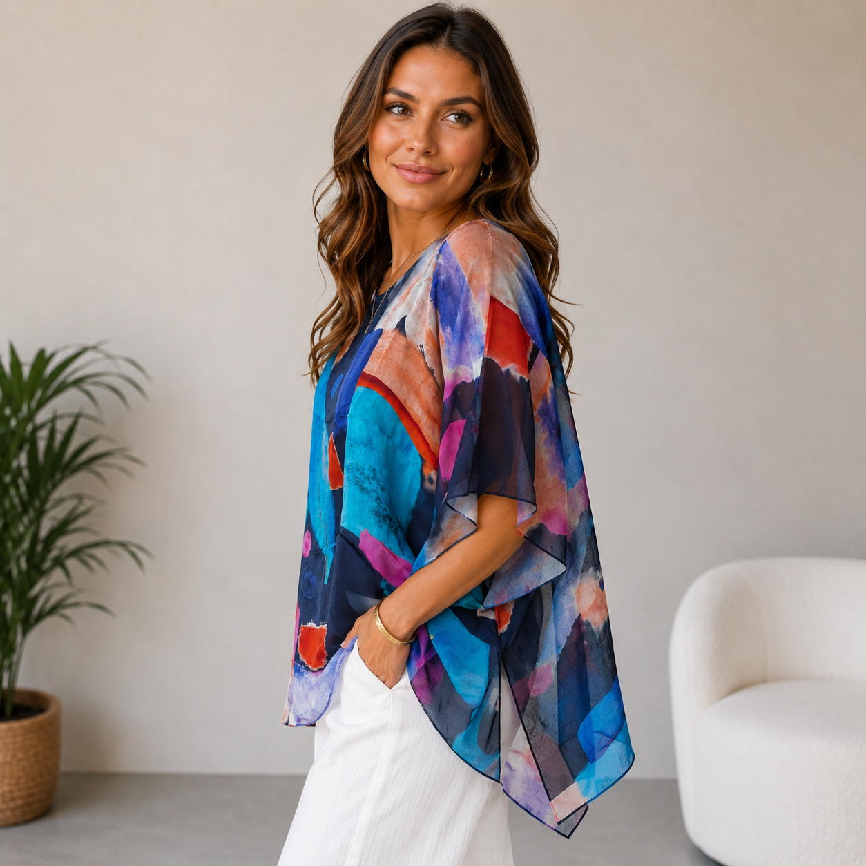 ITALIAN SILK TOP