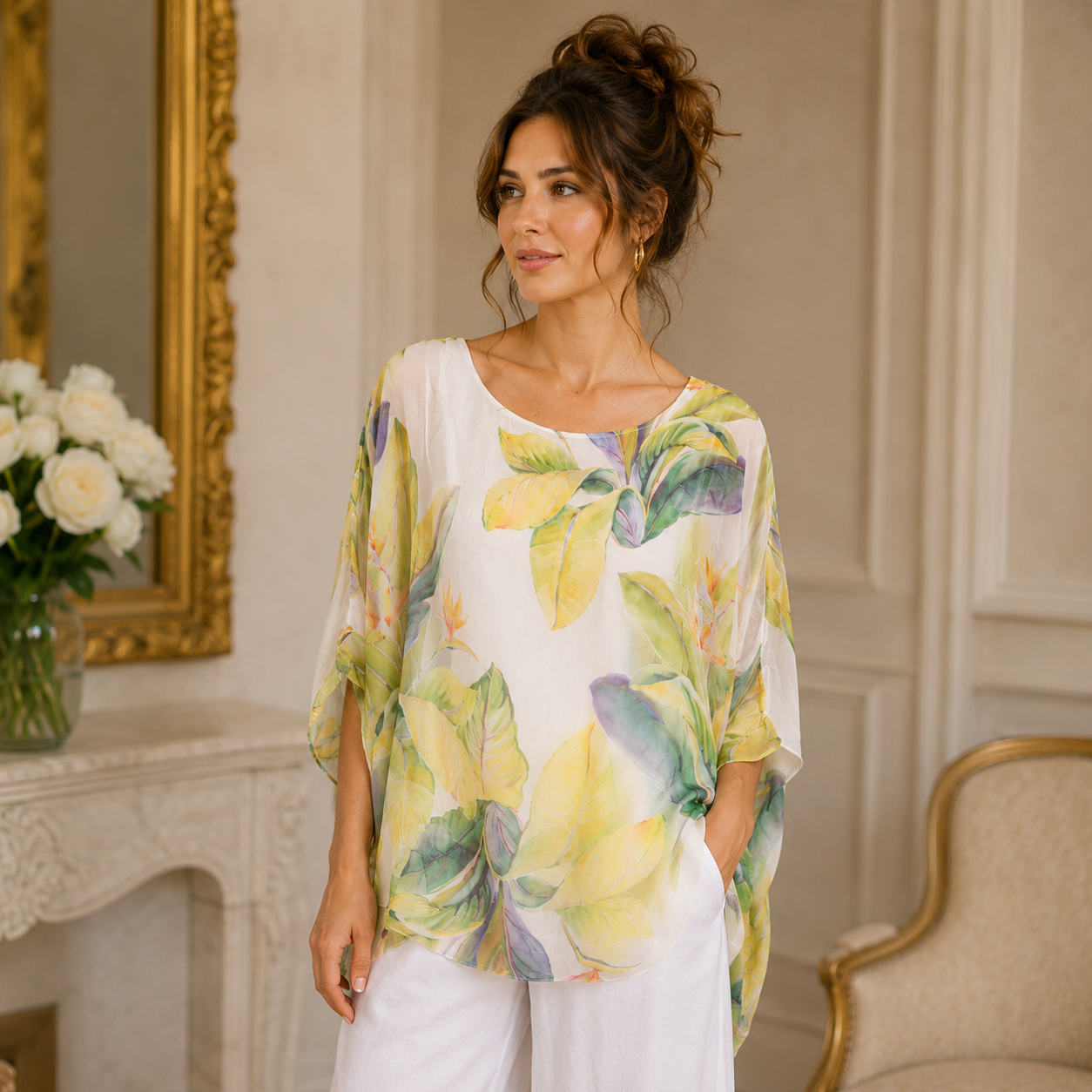ITALIAN SILK TOP