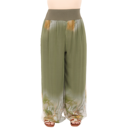 ITALIAN SILK TOP+ PANT SET(N)