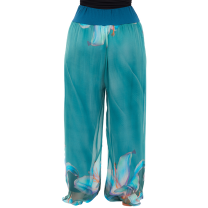 ITALIAN SILK TOP+ PANT SET (S)