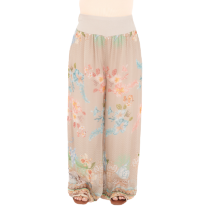 278074/803075 BEIGE ITALIAN SILK SET