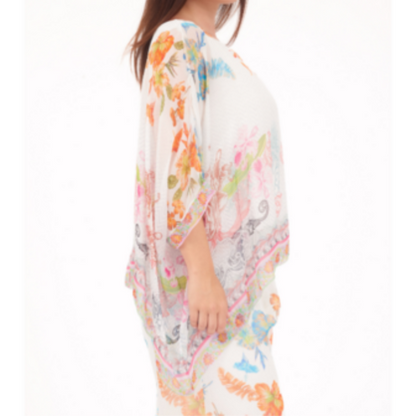 278074/803075 WHITE ITALIAN SILK SET