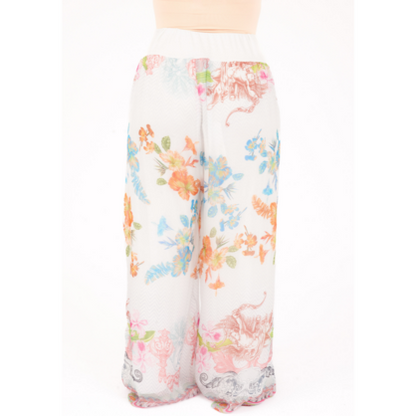 278074/803075 WHITE ITALIAN SILK SET