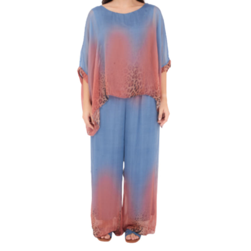 278076/ 803077 JEANS ITALIAN SILK SET