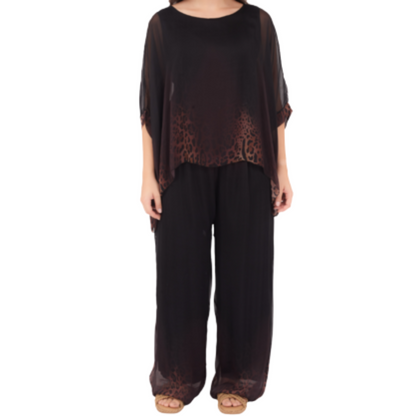 278076/ 803077 NERO ITALIAN SILK SET