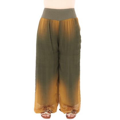 278076/ 803077 KHAKI ITALIAN SILK SET