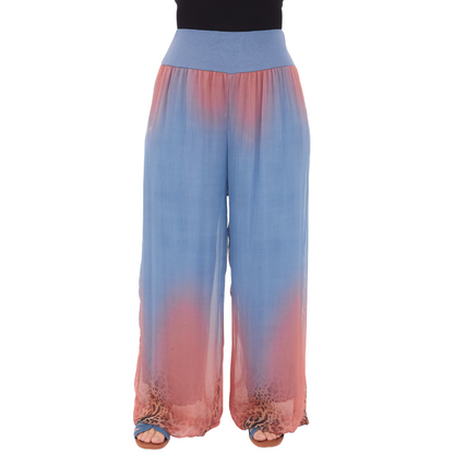 ITALIAN SILK TOP+ PANT SET (N)