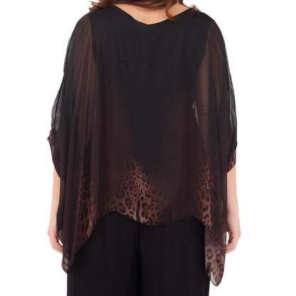 ITALIAN SILK TOP+ PANT SET (N)