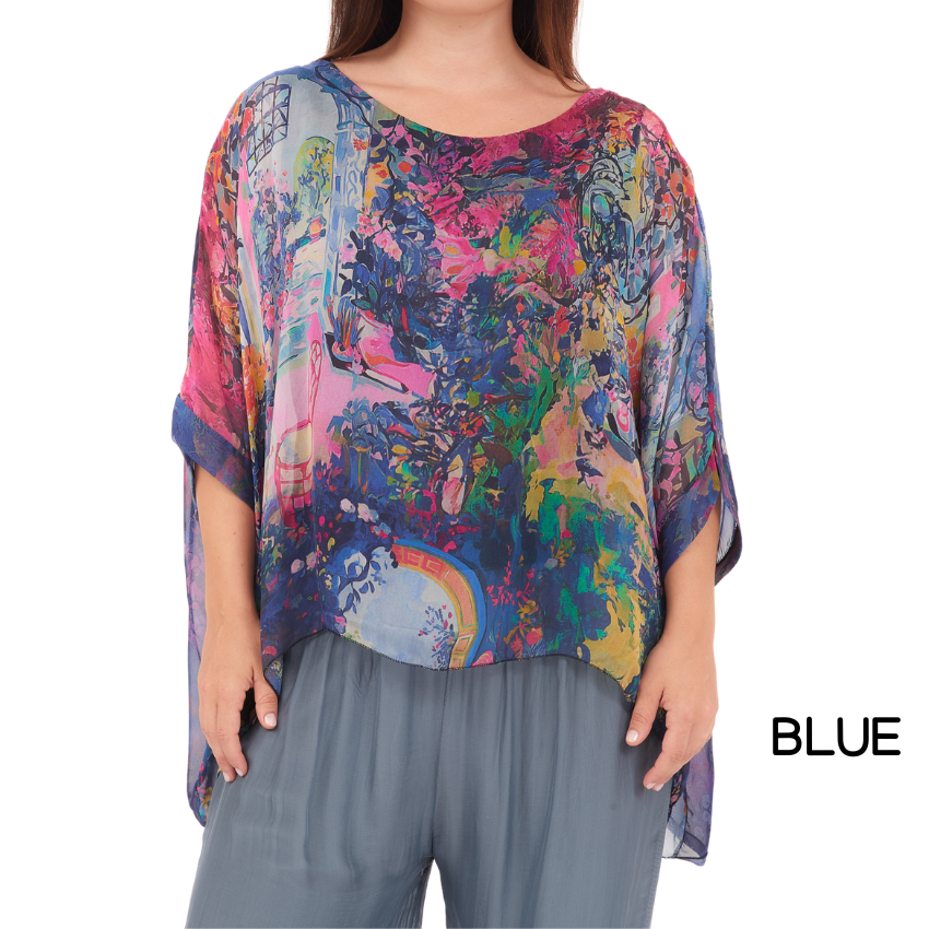 ITALIAN SILK TOP (S)