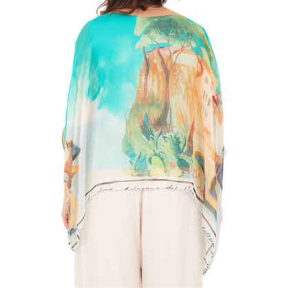 278081 Tiffany Vera May Italian Silk Top