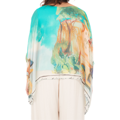 278081 Tiffany Vera May Italian Silk Top