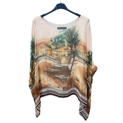 278082/803083 BEIGE ITALIAN SILK SET