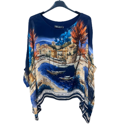 278082/803083 BLUE ITALIAN SILK SET