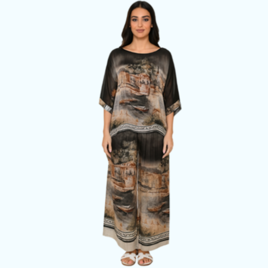 278082/803083 BLACK ITALIAN SILK SET