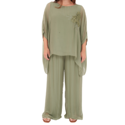 2780R Militare Vera May Italian Silk Top