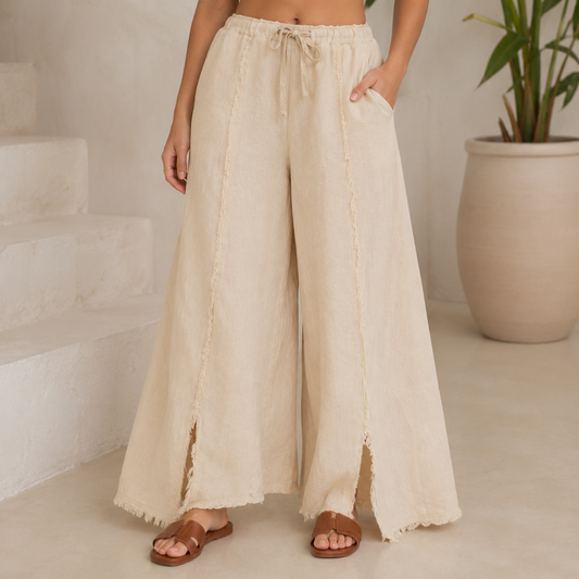 Vera May Italian Linen Cashmere Pant 2829