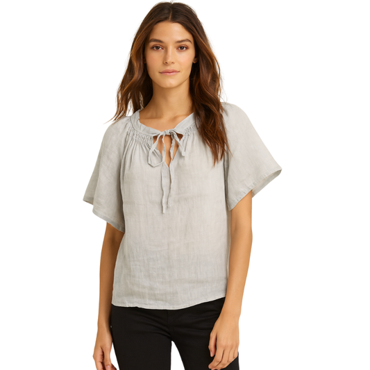 Vera May Italian Linen Perla Top 2840
