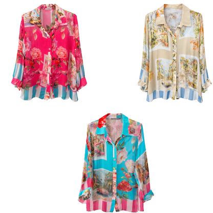 ITALIAN  SILK TOP