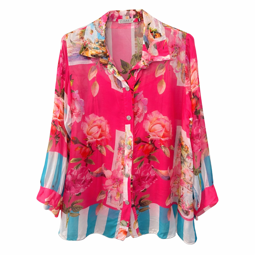 ITALIAN  SILK TOP