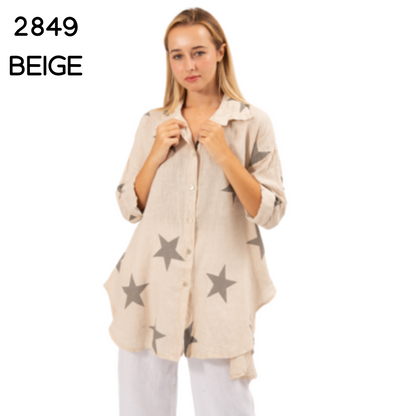 ITALIAN LINEN TOP