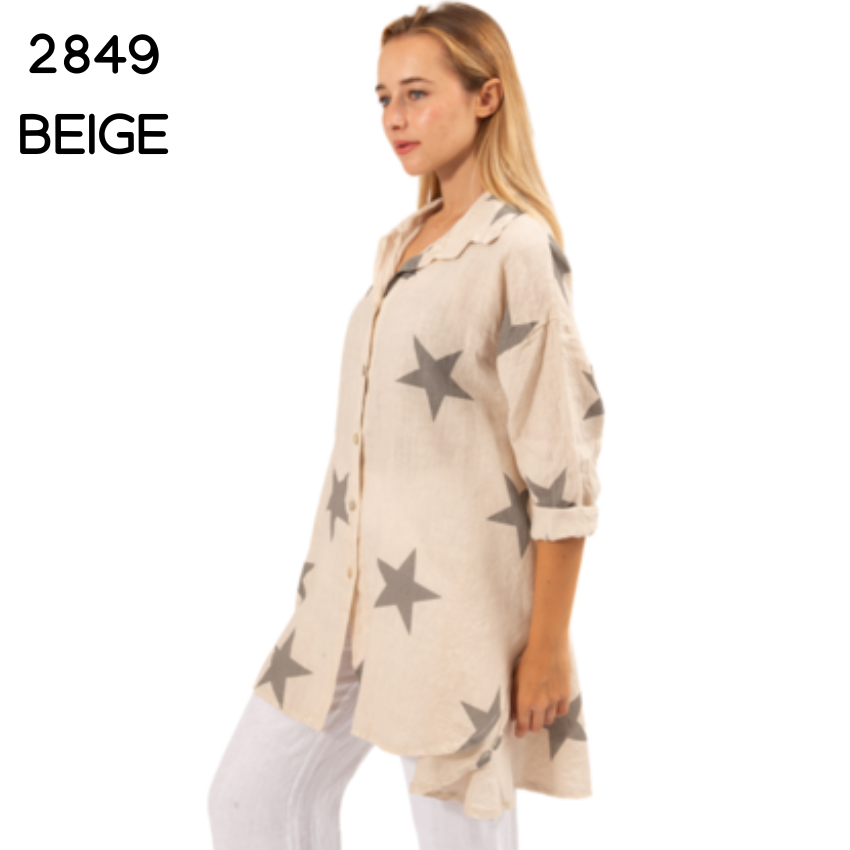 ITALIAN LINEN TOP