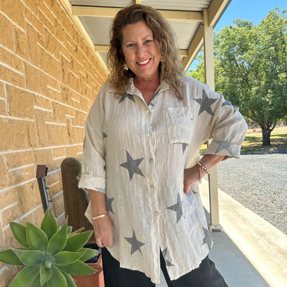 ITALIAN LINEN TOP