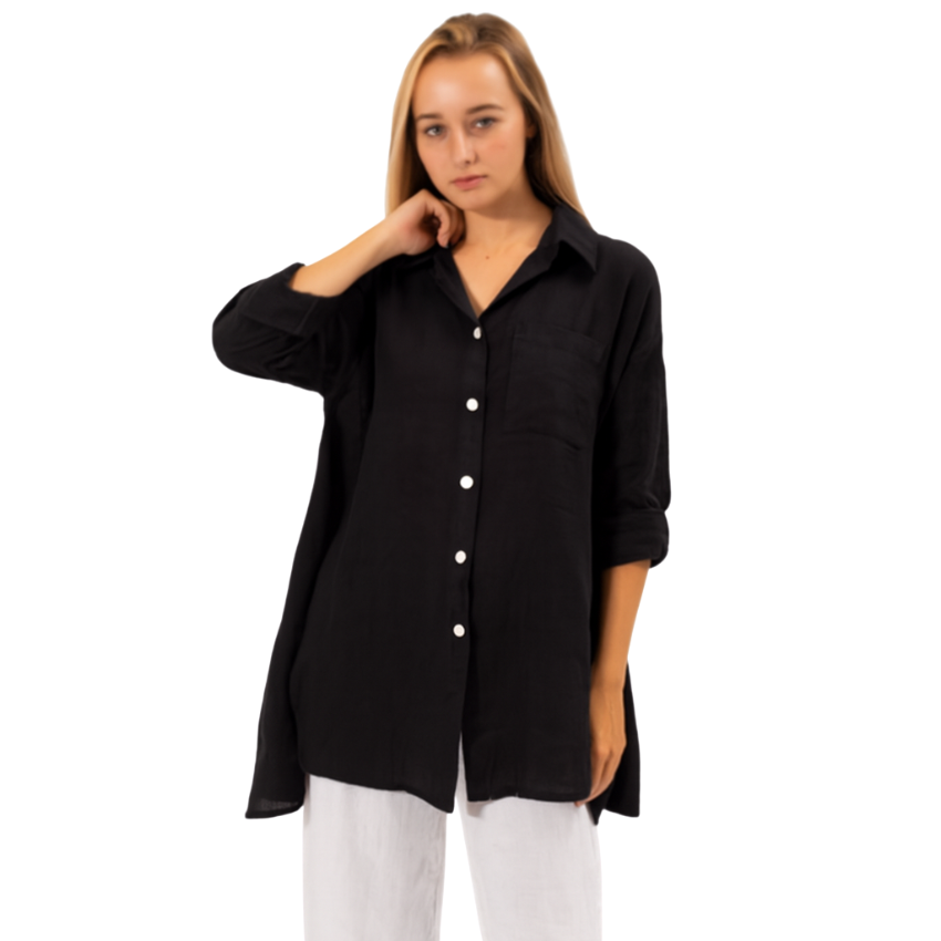 ITALIAN LINEN TOP