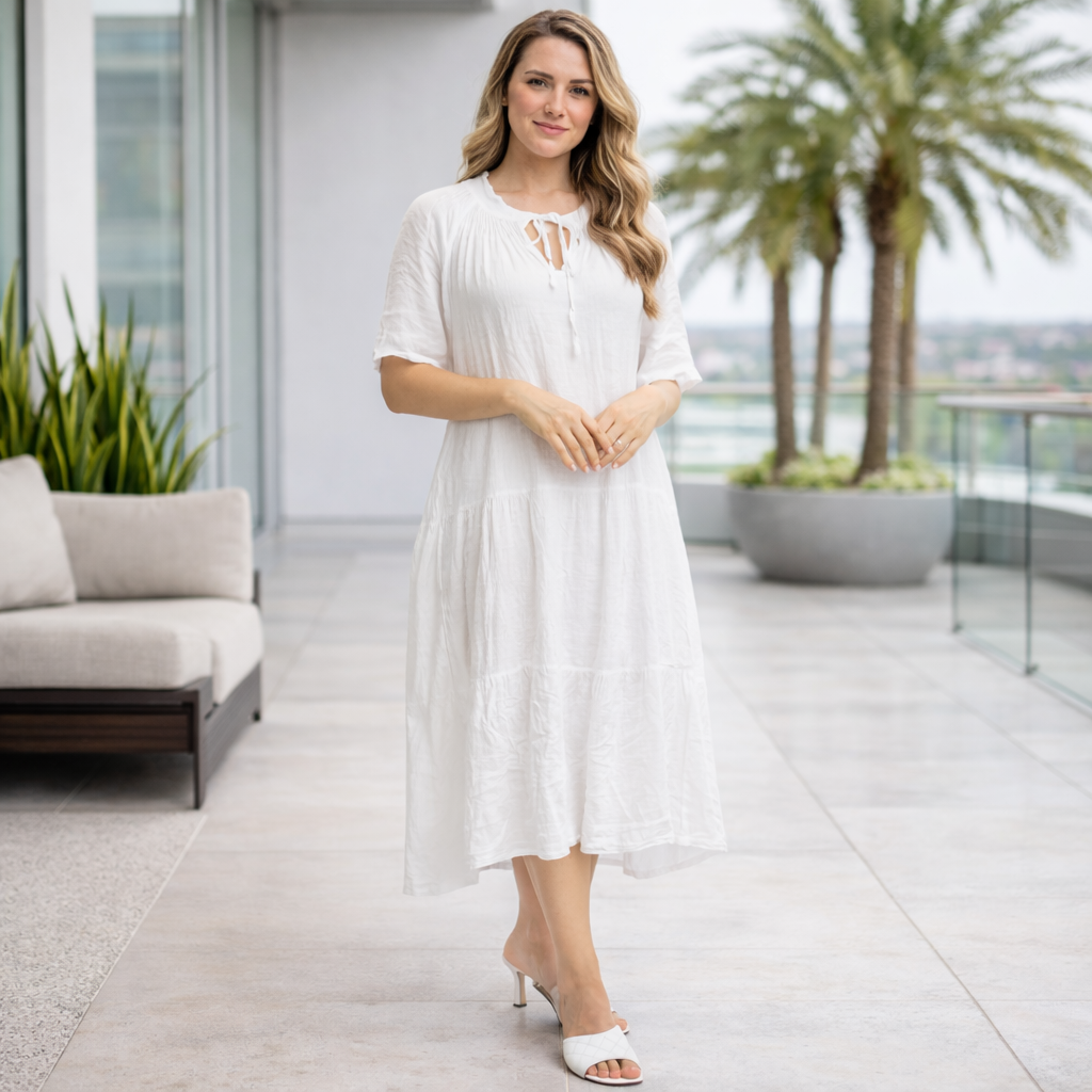 ITALIAN LINEN DRESS