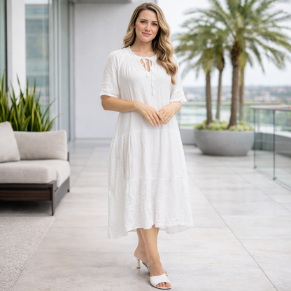 ITALIAN LINEN DRESS