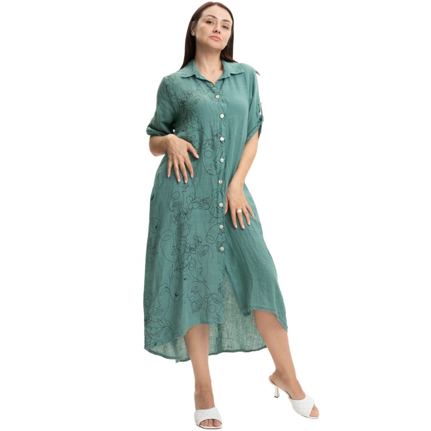 Vera May Italian Linen Lago Dress 2868