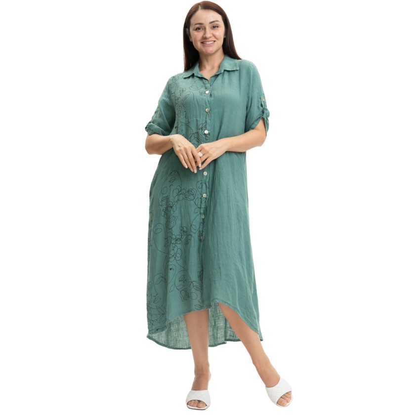 Vera May Italian Linen Lago Dress 2868