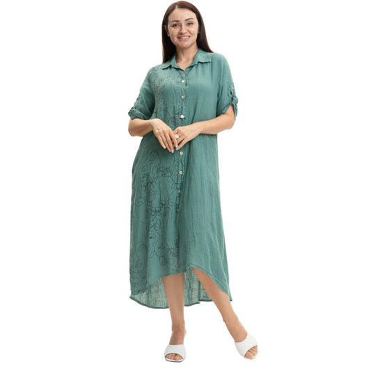 Vera May Italian Linen Lago Dress 2868
