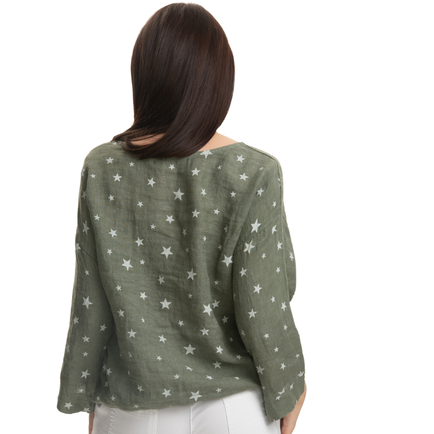 ITALIAN LINEN TOP