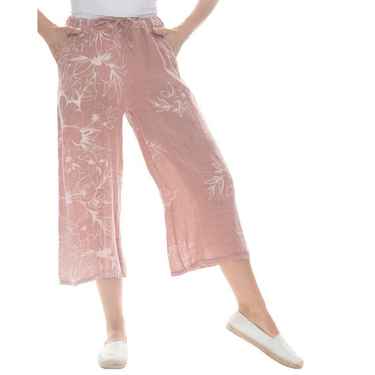 Vera May Italian Linen Rosa Pant 2872