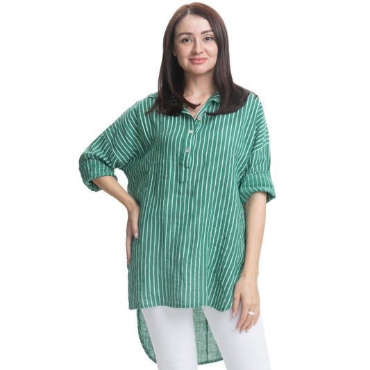 Vera May Italian Linen Gucci Top 2873