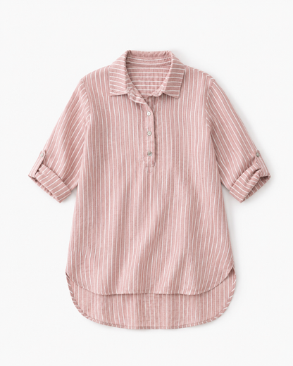 Vera May Italian Linen Pink Top 2873