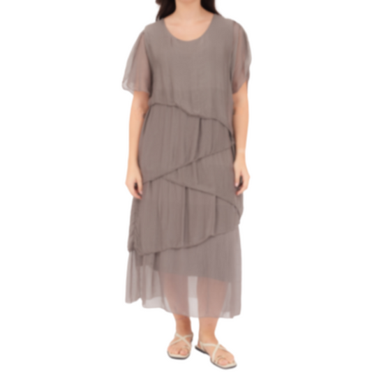 VERA MAY FANGO ITALIAN SILK DRESS 2898