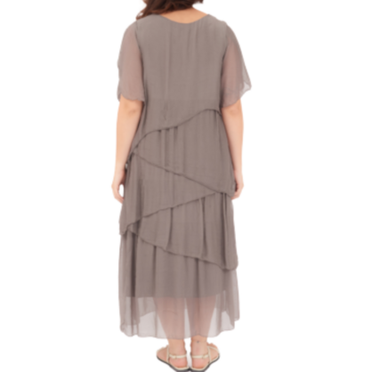 VERA MAY FANGO ITALIAN SILK DRESS 2898